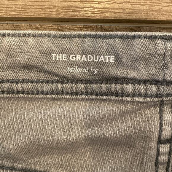 AG Adriano Goldschmied Graduate Tailored Leg Jean Light Gray Wash Size 34 - Picture 6 of 12